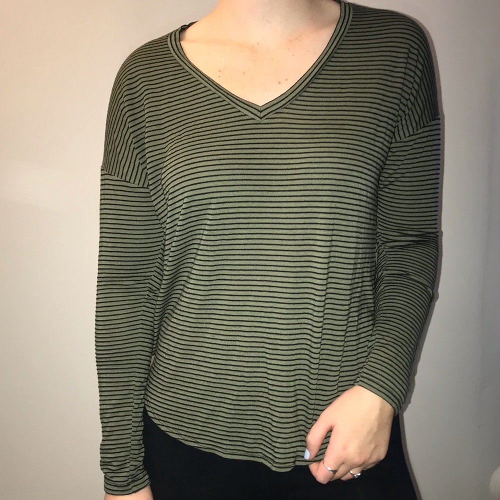 Green and Black long sleeve